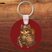 Koninkrijk eekhoorn bewaker sleutelhanger (Voorkant)