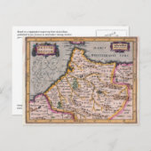 Koninkrijk Fez - Antiek kaart van Marokko Briefkaa (Voorkant / Achterkant)