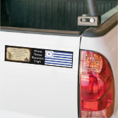 Koninkrijk Gods bumper Bumpersticker (Op Truck)