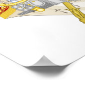 Koninkrijk Holland Coat of Arms (1808) Poster (Hoek)