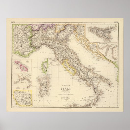 Koninkrijk Italië Poster (Voorkant)