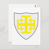 Koninkrijk Jeruzalem Wapenmunt Briefkaart (Voorkant / Achterkant)