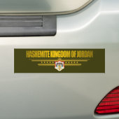 Koninkrijk Jordanië Bumpersticker (Op auto)