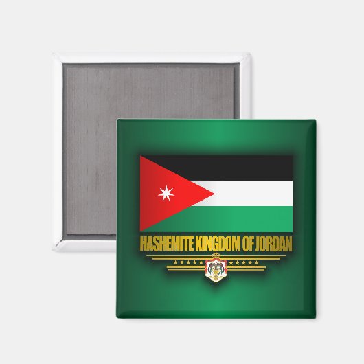 Koninkrijk Jordanië Magneet (Voorkant / Achterkant)