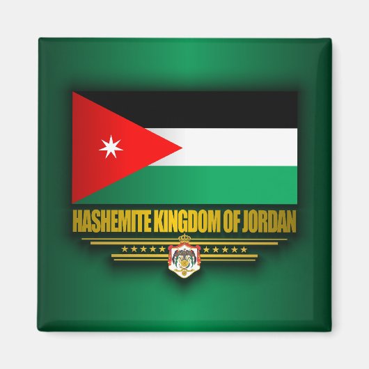 Koninkrijk Jordanië Magneet (Voorkant)
