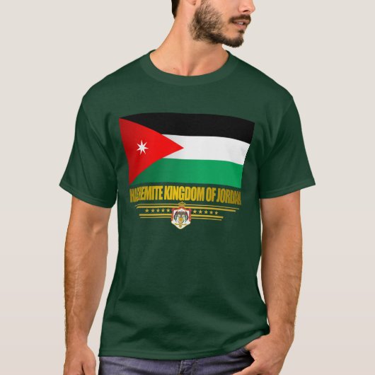 Koninkrijk Jordanië T-shirt (Voorkant)