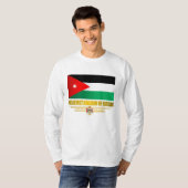 Koninkrijk Jordanië T-shirt (Voorkant volledig)
