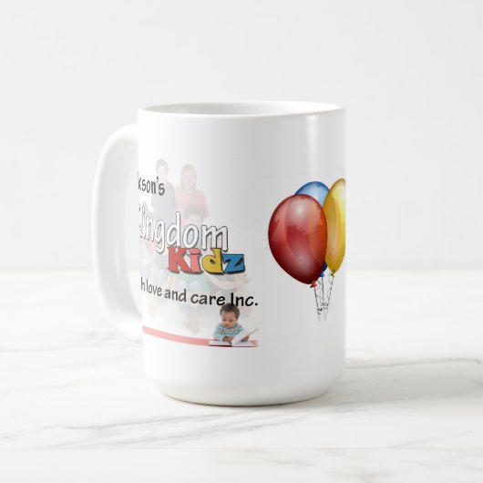 Koninkrijk Kinder Mok overdag (Voorkant links)