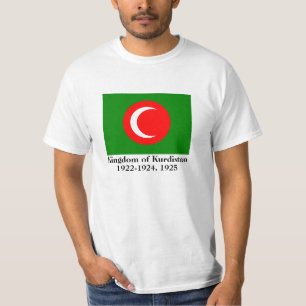 Koninkrijk Koerdische vlag (1922-1924, 1925) T-shirt