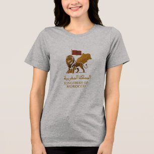 "Koninkrijk Marokko trots T-shirt   المملكة المغرب