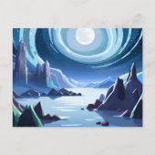 Koninkrijk met een Shining Moon Briefkaart (Voorkant)