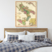 Koninkrijk Napels of de twee Siciliën Canvas Afdruk (Insitu (Slaapkamer))