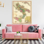 Koninkrijk Napels of de twee Siciliën Canvas Afdruk (Insitu (Woonkamer))