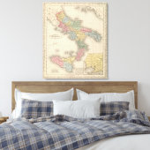 Koninkrijk Napels of de twee Siciliën Canvas Afdruk (Insitu (Slaapkamer))