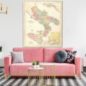 Koninkrijk Napels of de twee Siciliën Canvas Afdruk (Insitu (Woonkamer))