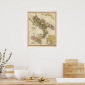 Koninkrijk Napels of de twee Siciliën Poster (Keuken)