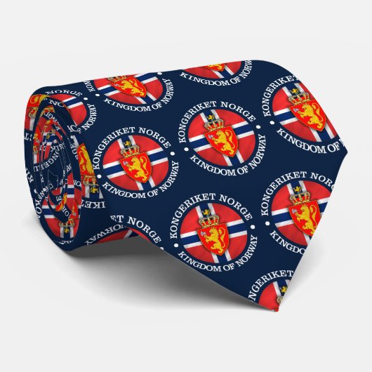 Koninkrijk Noorwegen Stropdas (Opgerold)