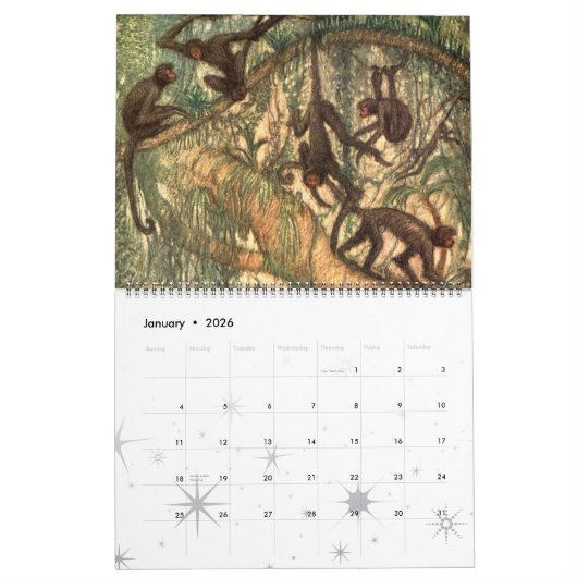 Koninkrijk, Oerwoud en bosbouw Kalender (Jan 2026)