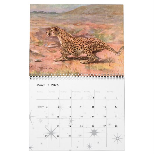  Koninkrijk, Oerwoud en bosbouw Kalender (Mar 2026)