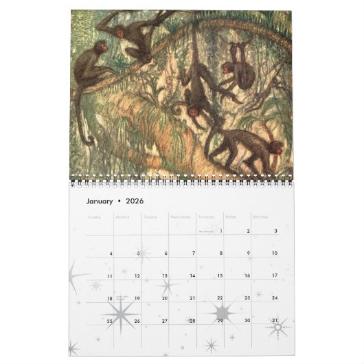 Koninkrijk, Oerwoud en bosbouw Kalender (Jan 2026)