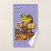 Koninkrijk Ontwerper Kikker Karakter Bad Handdoek (Handdoek)