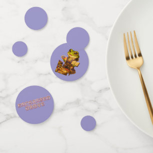 Koninkrijk Ontwerper Kikker Karakter Confetti