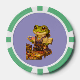 Koninkrijk Ontwerper Kikker Karakter Poker Chips