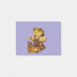 Koninkrijk Ontwerper Kikker Karakter Post-it® Notes