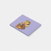 Koninkrijk Ontwerper Kikker Karakter Post-it® Notes (Schuin)