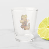 Koninkrijk Ontwerper Kikker Karakter Shot Glas (Achterkant)