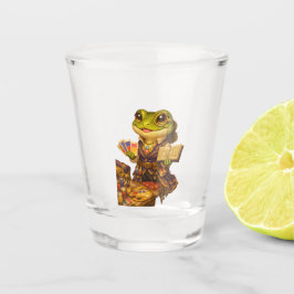 Koninkrijk Ontwerper Kikker Karakter Shot Glas