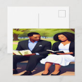 Koninkrijk Paar Briefkaart (Voorkant / Achterkant)