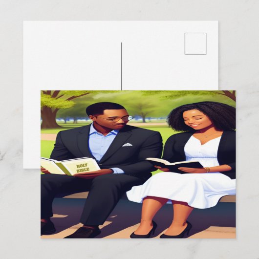 Koninkrijk Paar Briefkaart (Voorkant / Achterkant)