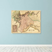Koninkrijk Sardinië 2 Canvas Afdruk (Insitu (Houten vloer))
