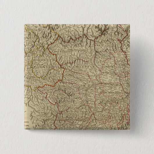 Koninkrijk Sardinië 2 Vierkante Button 5,1 Cm (Voorkant)