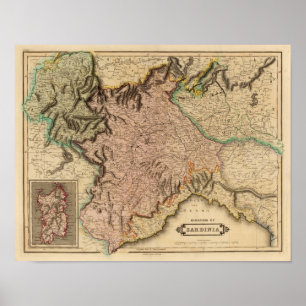 Koninkrijk Sardinië Poster