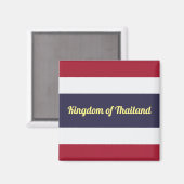 Koninkrijk Thailand Magnet (Voorkant / Achterkant)