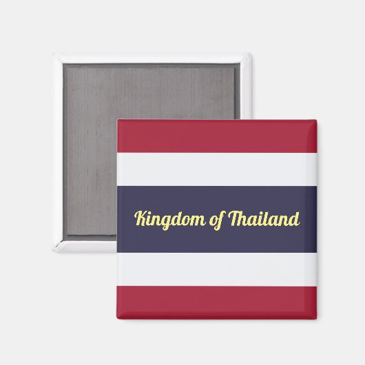 Koninkrijk Thailand Magnet (Voorkant / Achterkant)