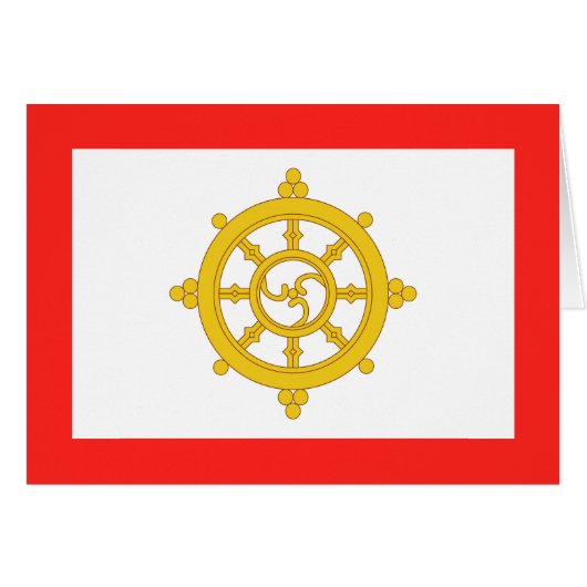 Koninkrijk van Sikkim Vlag (Voorkant Horizontaal)