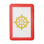 Koninkrijk van Sikkim Vlag Badmat (Voorkant Verticaal)