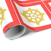 Koninkrijk van Sikkim Vlag Cadeaupapier (Rol Hoek)