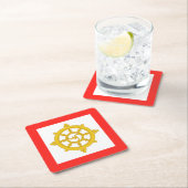 Koninkrijk van Sikkim Vlag Kartonnen Onderzetters (Insitu)