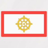 Koninkrijk van Sikkim Vlag Labels (Design 1)