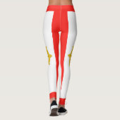 Koninkrijk van Sikkim Vlag Leggings (Achterkant)