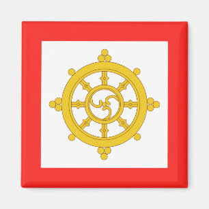 Koninkrijk van Sikkim Vlag Magneet