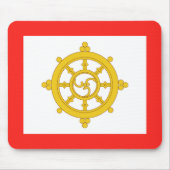 Koninkrijk van Sikkim Vlag Muismat (Voorkant)