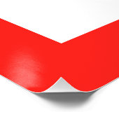 Koninkrijk van Sikkim Vlag Perfect Poster (Hoek)