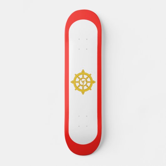 Koninkrijk van Sikkim Vlag Persoonlijk Skateboard (Voorkant)