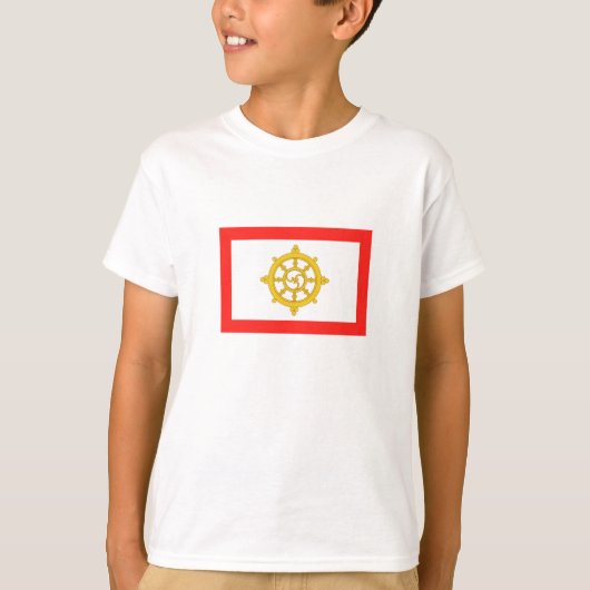 Koninkrijk van Sikkim Vlag T-shirt (Voorkant)