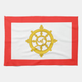 Koninkrijk van Sikkim Vlag Theedoek (Horizontaal)